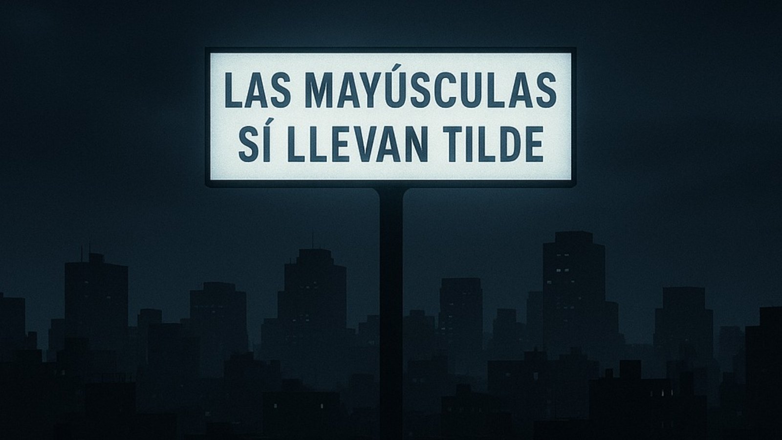 Apagones, tildes y narrativas